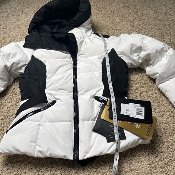 Goldbergh Lou Down Ski Jacket NWT white and black US 8 Waterproof - Picture 7 of 9